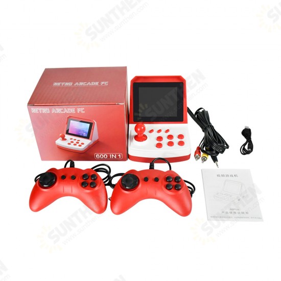 A6 Plus 600 in 1 FC Arcade Game Console 8 bit Video Game Console Children's Gift Toys with Two Gamepad A6 Plus 600 in 1 FC Arcade Game Console 8 bit Video Game Console Children's Gift Toys with Two Gamepad