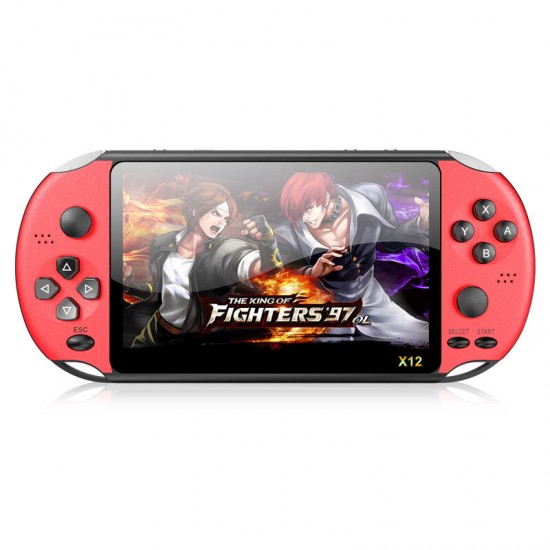 X12 Pro Handheld Game Console 8GB 2000+ Games 5.1 inch HD Color LCD Screen Video Retro Portable Game Player TV Output