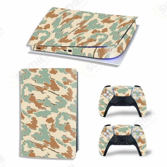 Printed Skin Stickers Anti-scratch Dustproof Decal Cover for PlayStation 5 PS5 Digital Edition Game Console Printed Skin Stickers Anti-scratch Dustproof Decal Cover for PlayStation 5 PS5 Digital Edition Game Console