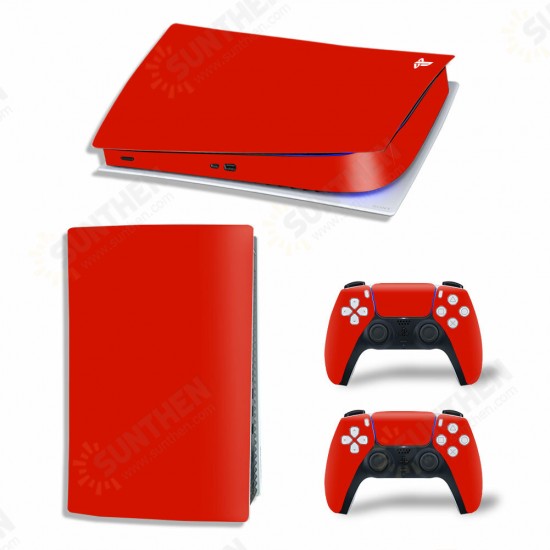 Printed Skin Stickers Anti-scratch Dustproof Decal Cover for PlayStation 5 PS5 Digital Edition Game Console Printed Skin Stickers Anti-scratch Dustproof Decal Cover for PlayStation 5 PS5 Digital Edition Game Console
