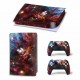 Printed Skin Stickers Anti-scratch Dustproof Decal Cover for PlayStation 5 PS5 Digital Edition Game Console Printed Skin Stickers Anti-scratch Dustproof Decal Cover for PlayStation 5 PS5 Digital Edition Game Console