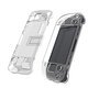 Protective Cover Shell for Steam Deck Ergonomic Crystal Clear PC Case for Game Console with Stand Protection Case Protective Cover Shell for Steam Deck Ergonomic Crystal Clear PC Case for Game Console with Stand Protection Case