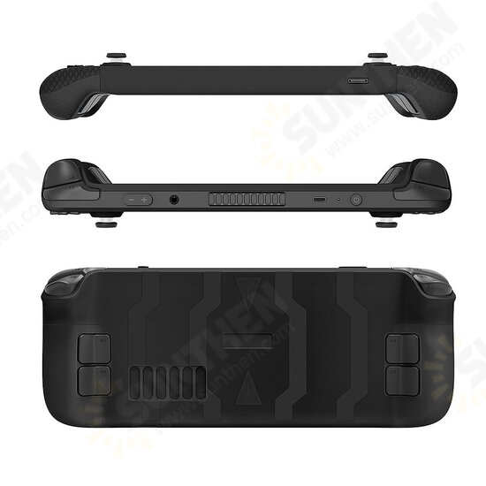 Protective Kit for Steam Deck Soft Silicon Protection Case with Rocker Cap Trackpad Stickers Game Console Accessory Kit for Steamdeck Protective Kit for Steam Deck Soft Silicon Protection Case with Rocker Cap Trackpad Stickers Game Console Accessory Kit for Steamdeck
