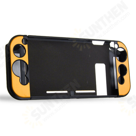 Protective PC Shell for Nintendo Switch Game Console JoyPad Anti-drop Anti-scratch Aluminum Sheet Case Cover