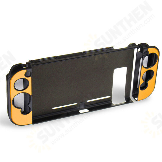 Protective PC Shell for Nintendo Switch Game Console JoyPad Anti-drop Anti-scratch Aluminum Sheet Case Cover