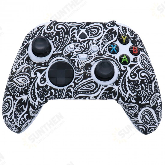 Anti-slip Soft Silicone Protective Case Cover Skins for Microsoft Xbox Series S X Game Controller Gamepad