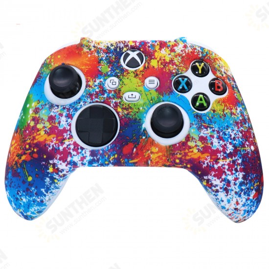 Anti-slip Soft Silicone Protective Case Cover Skins for Microsoft Xbox Series S X Game Controller Gamepad Anti-slip Soft Silicone Protective Case Cover Skins for Microsoft Xbox Series S X Game Controller Gamepad