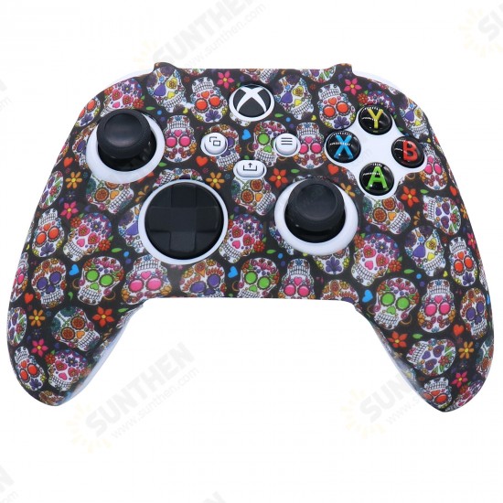 Anti-slip Soft Silicone Protective Case Cover Skins for Microsoft Xbox Series S X Game Controller Gamepad