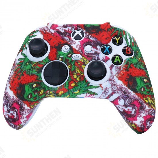 Anti-slip Soft Silicone Protective Case Cover Skins for Microsoft Xbox Series S X Game Controller Gamepad Anti-slip Soft Silicone Protective Case Cover Skins for Microsoft Xbox Series S X Game Controller Gamepad