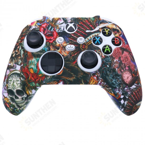 Anti-slip Soft Silicone Protective Case Cover Skins for Microsoft Xbox Series S X Game Controller Gamepad