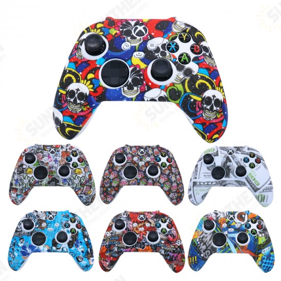 Anti-slip Soft Silicone Protective Case Cover Skins for Microsoft Xbox Series S X Game Controller Gamepad Anti-slip Soft Silicone Protective Case Cover Skins for Microsoft Xbox Series S X Game Controller Gamepad