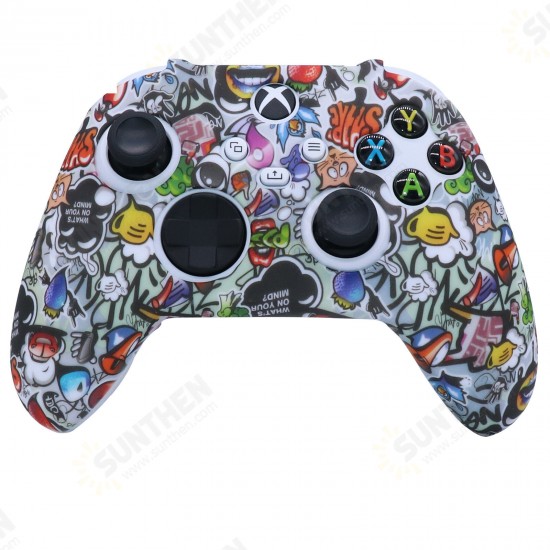 Anti-slip Soft Silicone Protective Case Cover Skins for Microsoft Xbox Series S X Game Controller Gamepad Anti-slip Soft Silicone Protective Case Cover Skins for Microsoft Xbox Series S X Game Controller Gamepad