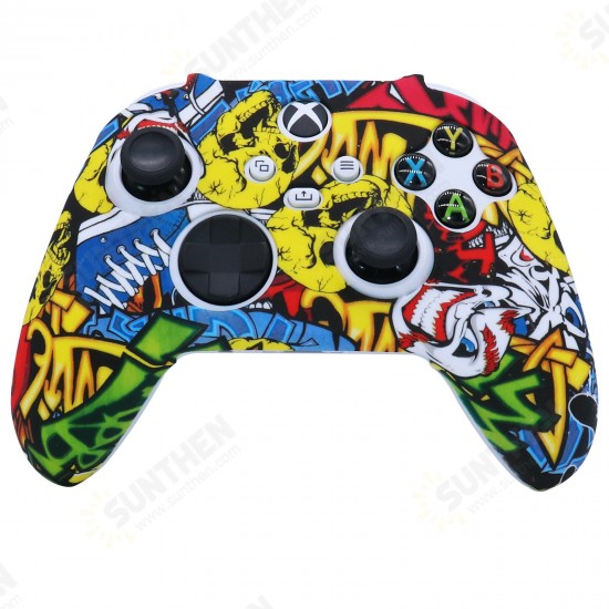 Anti-slip Soft Silicone Protective Case Cover Skins for Microsoft Xbox Series S X Game Controller Gamepad Anti-slip Soft Silicone Protective Case Cover Skins for Microsoft Xbox Series S X Game Controller Gamepad