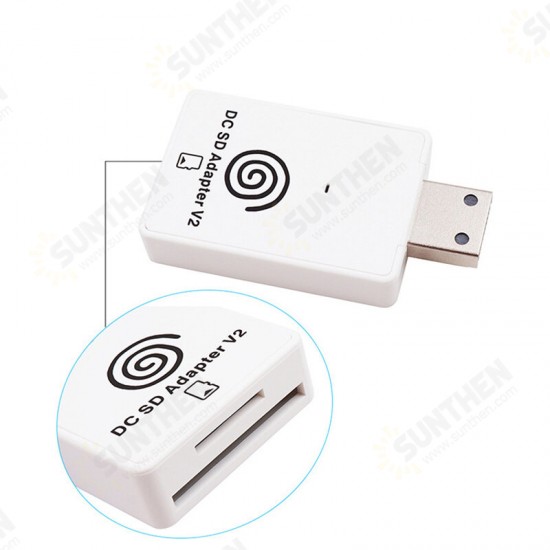 SD TF Memory Card Reader Adapter Converter V2 with DreamShell Boot Loader CD for SEGA Dreamcast Dreamshell V4.0