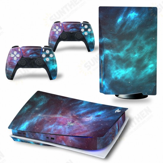 Skin Sticker Decal Cover Protector Cover Skin for PlayStation 5 Game Console and 2 Controllers PS5 Disk Optical Drive Version Skin Sticker Decal Cover Protector Cover Skin for PlayStation 5 Game Console and 2 Controllers PS5 Disk Optical Drive Version
