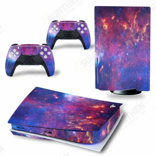 Skin Sticker Decal Cover Protector Cover Skin for PlayStation 5 Game Console and 2 Controllers PS5 Disk Optical Drive Version Skin Sticker Decal Cover Protector Cover Skin for PlayStation 5 Game Console and 2 Controllers PS5 Disk Optical Drive Version