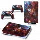 Skin Sticker Decal Cover Protector Cover Skin for PlayStation 5 Game Console and 2 Controllers PS5 Disk Optical Drive Version Skin Sticker Decal Cover Protector Cover Skin for PlayStation 5 Game Console and 2 Controllers PS5 Disk Optical Drive Version