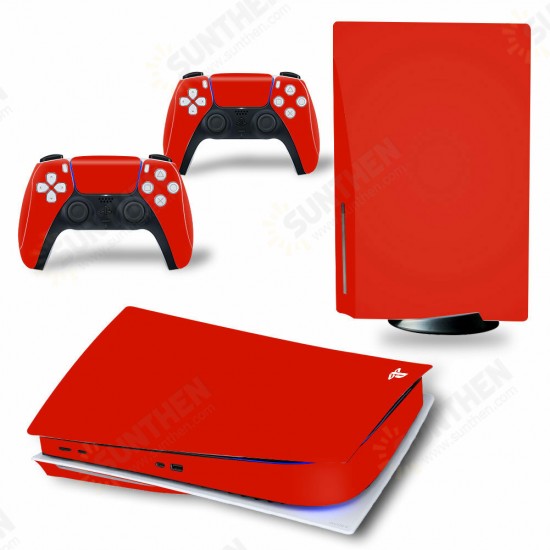 Skin Sticker Decal Cover Protector Cover Skin for PlayStation 5 Game Console and 2 Controllers PS5 Disk Optical Drive Version Skin Sticker Decal Cover Protector Cover Skin for PlayStation 5 Game Console and 2 Controllers PS5 Disk Optical Drive Version