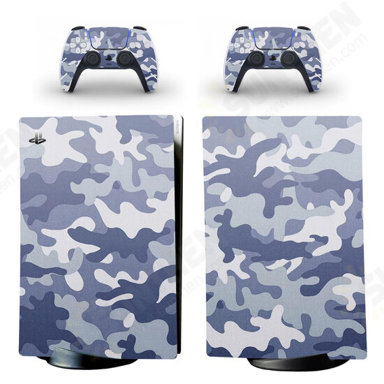 Skin Sticker Decal Cover for Playstation 5 PS5 Game Console Controllers Gamepad Stickers