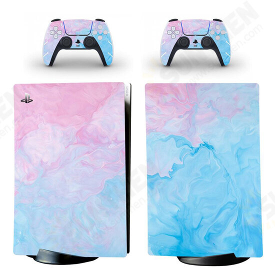 Skin Sticker Decal Cover for Playstation 5 PS5 Game Console Controllers Gamepad Stickers