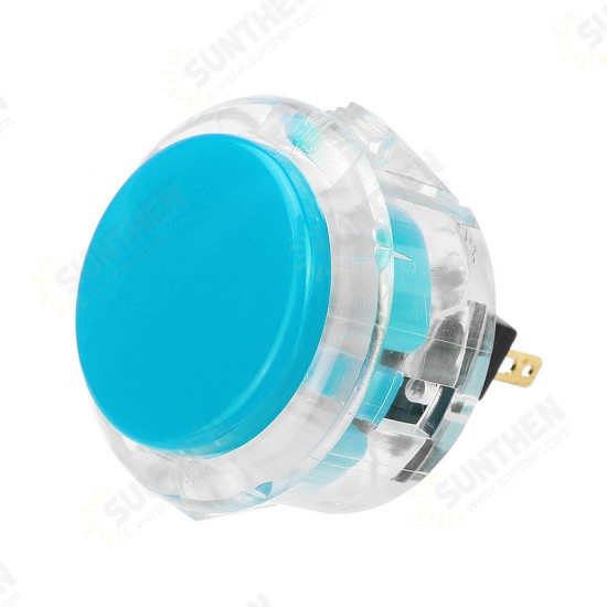 Transparent 30MM Card Button Crystal Small Circular Arcade Game Push Button Switch