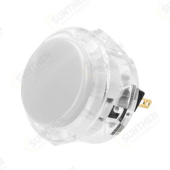 Transparent 30MM Card Button Crystal Small Circular Arcade Game Push Button Switch