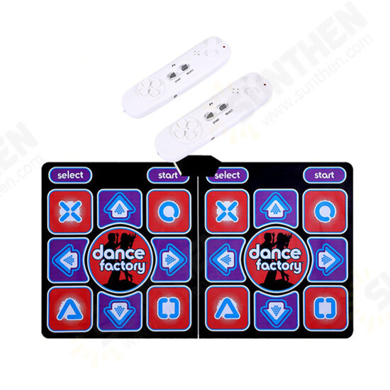 Wired Dancing Mat Pad Computer TV Slimming Blanket with Somatosensory Gamepad Massage Version Wired Dancing Mat Pad Computer TV Slimming Blanket with Somatosensory Gamepad Massage Version