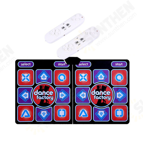 Wired Dancing Mat Pad Computer TV Slimming Blanket with Somatosensory Gamepad Massage Version