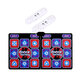 Wired Dancing Mat Pad Computer TV Slimming Dance Blanket with Two Somatosensory Gamepad a Colored Lights Version