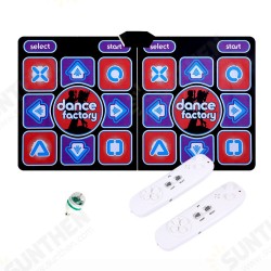Wired Dancing Mat Pad Computer TV Slimming Dance Blanket with Two Somatosensory Gamepad a Colored Lights Version Wired Dancing Mat Pad Computer TV Slimming Dance Blanket with Two Somatosensory Gamepad a Colored Lights Version