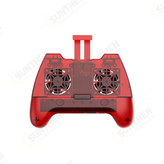 Wireless bluetooth Gamepad Game Controller Joystick Cooling Fan for PUBG Android IOS Mobile Phone