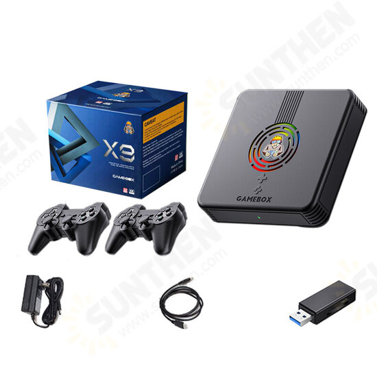 X9 Retro 128GB 10000 Games TV Game Console for PSP N64 PS1 GB NAOMI NDS with 2.4G Wireless Gamepad TV Video Game Player HD Out Emulators