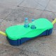 3 in 1 Outdoor Sport Badminton Tennis Volleyball Net Portable Stand Battledore Set