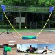 3 in 1 Outdoor Sport Badminton Tennis Volleyball Net Portable Stand Battledore Set