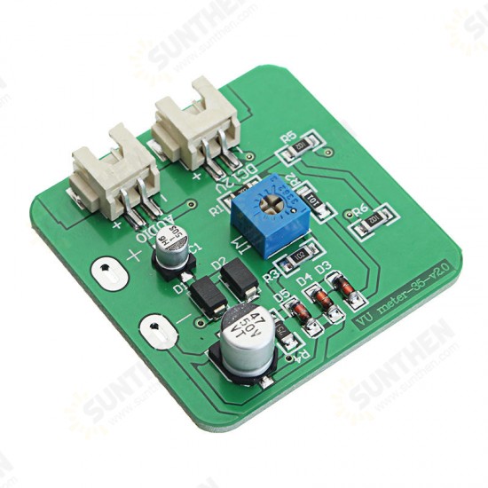 12v Analog Panel VU Meter Audio Level Indicator Meter for Amplifier Speaker