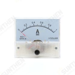 1PCS 85C1-A 3A 5A 10A 20A 30A100A DC Analog Meter Panel AMP Current Ammeter Gauge 1PCS 85C1-A 3A 5A 10A 20A 30A100A DC Analog Meter Panel AMP Current Ammeter Gauge