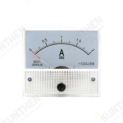 1PCS 85C1-A 3A 5A 10A 20A 30A100A DC Analog Meter Panel AMP Current Ammeter Gauge 1PCS 85C1-A 3A 5A 10A 20A 30A100A DC Analog Meter Panel AMP Current Ammeter Gauge