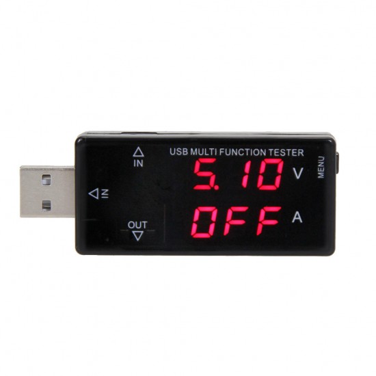 3V-30V Digital USB Current Voltage Charger Capacity Tester Multifunction Tester