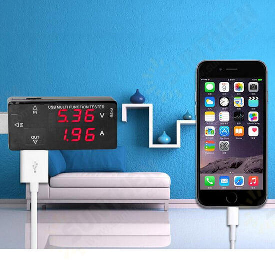3V-30V Digital USB Current Voltage Charger Capacity Tester Multifunction Tester 3V-30V Digital USB Current Voltage Charger Capacity Tester Multifunction Tester