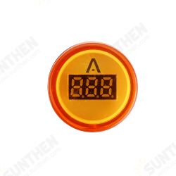 AD16-22DSV 22mm Mini Digital Display Ammeter 60-500V Universal Indicator Lamp Aperture For Test Current AD16-22DSV 22mm Mini Digital Display Ammeter 60-500V Universal Indicator Lamp Aperture For Test Current