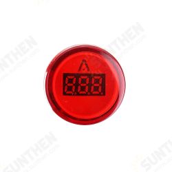 AD16-22DSV 22mm Mini Digital Display Ammeter 60-500V Universal Indicator Lamp Aperture For Test Current AD16-22DSV 22mm Mini Digital Display Ammeter 60-500V Universal Indicator Lamp Aperture For Test Current