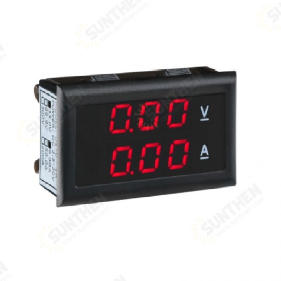 D27B DC 33V/10A Voltage/Current Dual Display Meter Digital Voltmeter Ammeter D27B DC 33V/10A Voltage/Current Dual Display Meter Digital Voltmeter Ammeter
