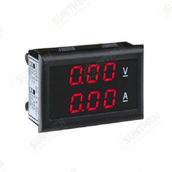 D27B DC 33V/10A Voltage/Current Dual Display Meter Digital Voltmeter Ammeter