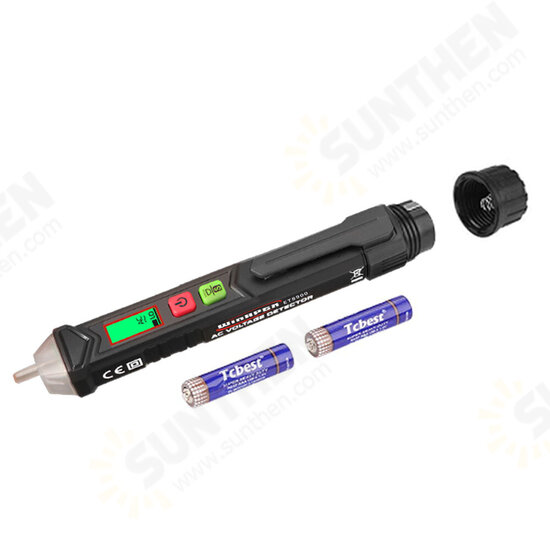 ET8900 Non-contact Voltage Tester Pen Signal Intensity Display Sensitivity Adjustable Auto I