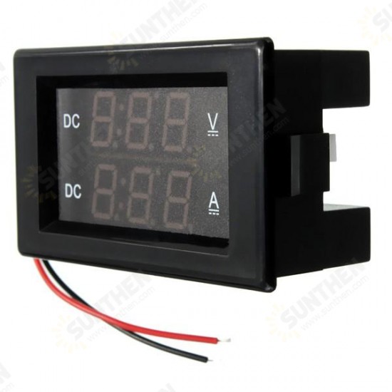 YB4835VA 0-100V 20A Double Display Volt Meterr Current Meter Digital LED