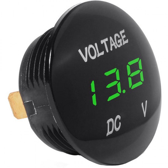 DC 12V-24V Universal Digital LED Display Voltmeter Voltage Meter for Car Motorcycle Auto Truck