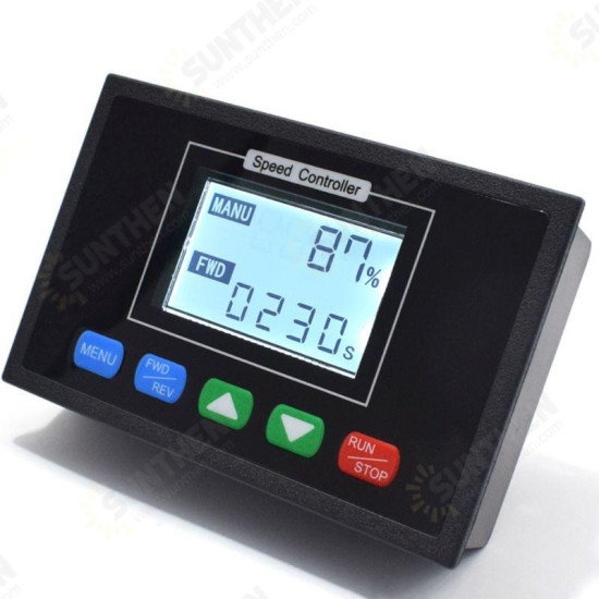 Digital 0~100% PWM Motor Speed Controller DC 12V 24V 36V 48V 40A Time Reversible U1JB Speed Meter