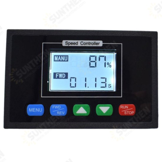 Digital 0~100% PWM Motor Speed Controller DC 12V 24V 36V 48V 40A Time Reversible U1JB Speed Meter