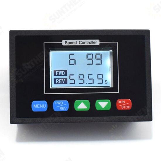 Digital 0~100% PWM Motor Speed Controller DC 12V 24V 36V 48V 40A Time Reversible U1JB Speed Meter