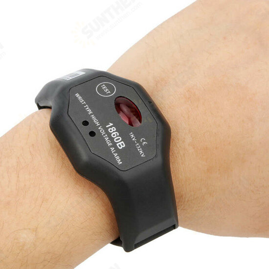 ETCR1860B Wrist Watch High Voltage Detector High Voltage Alarm KV-132KV IP54 Non contact Sensing For Electric Power Railway ETCR1860B Wrist Watch High Voltage Detector High Voltage Alarm KV-132KV IP54 Non contact Sensing For Electric Power Railway